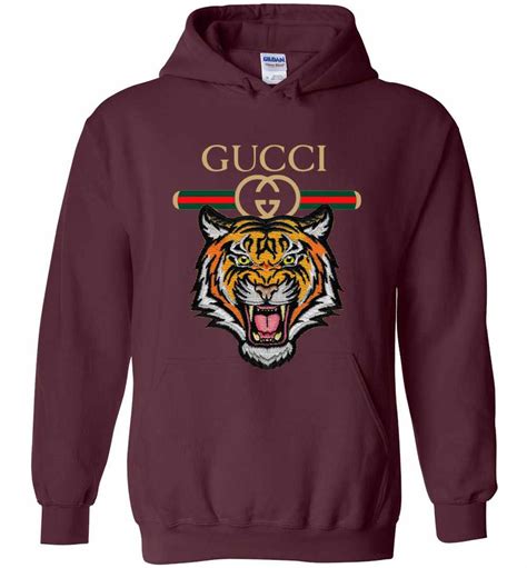 up and down gucci hoodie|gucci tiger tracksuit.